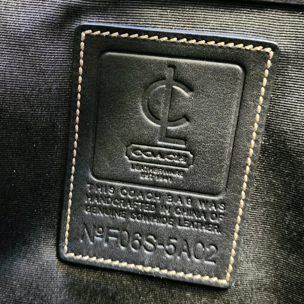 Coach Legacy Briefcase Messenger Bag 5A02Black Leather Limited Edition 2006
